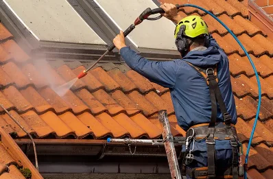 Démoussage et hydrofuge de toiture à Noailly